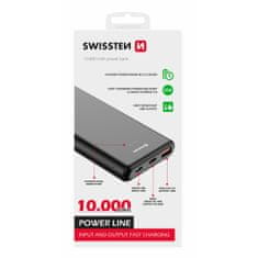 SWISSTEN POWER LINE 10.000 mAh 20W PD prenosna baterija