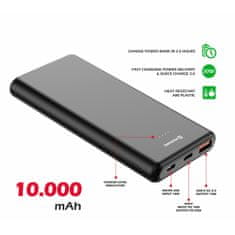 SWISSTEN POWER LINE 10.000 mAh 20W PD prenosna baterija