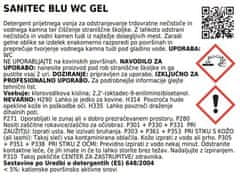 Sanitec Wc račka gel za odstranjevanje oblog / 750ml