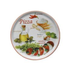 Saturnia Pizza krožnik napoli / 33cm / Foods rdeč / 6kos