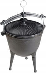 No Name MASTER GRILL CAST IRON HUNTING CAULDRON MG629