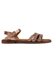 Amiatex Ženski sandal 108843, odtenki rumene in zelene, 37