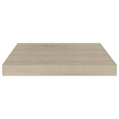 Vidaxl Stenske police 2 kosa barva hrasta 40x23x3,8 cm MDF