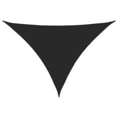 Vidaxl Senčno jadro oksford blago trikotno 4x5x5 m črno