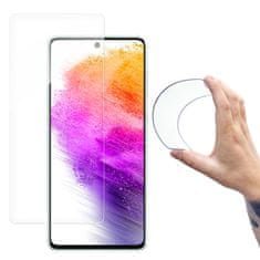 WOZINSKY Hibridna prilagodljiva steklena folija kaljeno steklo Samsung Galaxy A73 Nano Flexi