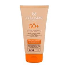 Collistar Protective Sun Cream Eco-Compatible SPF50+ ekološka krema za zaščito pred soncem za telo in obraz 150 ml