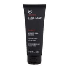 Collistar Uomo Cleansing Scrub čistilna in piling krema za obraz in brado 100 ml za moške