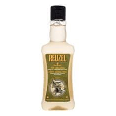 Reuzel 3 in 1 Tea Tree 350 ml vlažilen in pomirjajoči šampon, balzam in gel za prhanje za moške