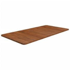 Vidaxl Kopalniški pult temno rjav 100x50x1,5 cm trdna hrastovina