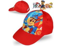 Nickelodeon Psi Patrol Chase rdeča kapa s šiltom za fante 52 cm