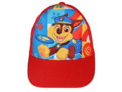 Nickelodeon Psi Patrol Chase rdeča kapa s šiltom za fante 52 cm