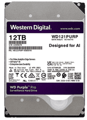 WD Purple Pro trdi disk, HDD, 12TB, 3,5, SATA3, 256MB, 7200 (WD121PURP)