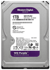 WD Purple trdi disk, 1TB, 3,5, SATA3, 64MB, 5400 (WD11PURZ)