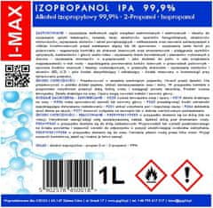 PRO Izopropilni alkohol IPA I-MAX 99,9% 1L