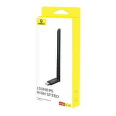 PRO Zunanji omrežni adapter USB WiFi 2,4 GHz 150 Mb/s s 6 dBi anteno črn