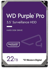 WD Purple Pro trdi disk, 22TB, SATA 3, 512 MB, 7200 (WD221PURP)