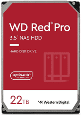 WD Red Pro trdi disk, 22TB, 3,5, SATA3, 512MB, 7200 (WD221KFGX)