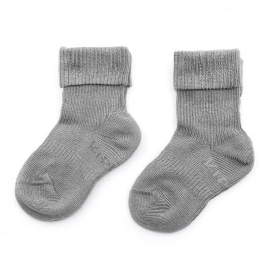 Otroške nogavice Stay-on-Sock 12-18m 2 para sive barve