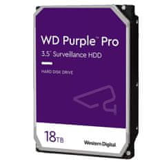 WD Purple Pro trdi disk, 18TB, 3,5, SATA3, 512MB, 7200 (WD181PURP)