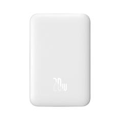 BASEUS Mini powerbank 10000 mAh z induktivnim polnjenjem MagSafe PD 20W bela