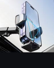 Joyroom Univerzalni nosilec za telefon v avtomobilu na pilotski kabini, vetrobranskem steklu, prezračevalni rešetki črne barve
