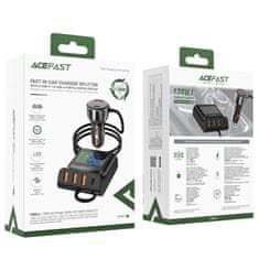 ACTIVESHOP Avtomobilski polnilec 138W polnilna postaja 6 USB vhodov črna