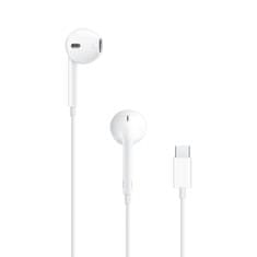 shumee Originalne žične slušalke Apple EarPods MTJY3ZM/A USB-C bele