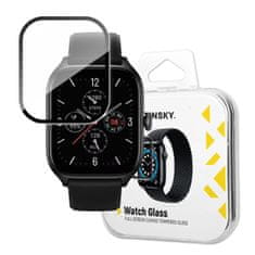 WOZINSKY 9H kaljeno steklo za celoten zaslon telefona Xiaomi Amazfit GTS 4 s črnim okvirjem Full Glue