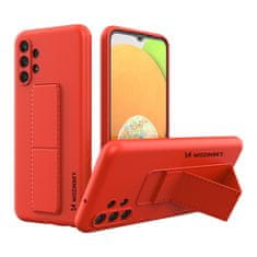 WOZINSKY Silikonsko ohišje s stojalom Samsung Galaxy A13 5G Kickstand Case rdeče