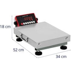 NEW Industrijska ploščadna tehtnica 30 x 40 cm 150 kg / 0,04 kg
