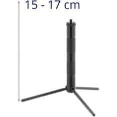 Miramarket Mini stativ s trnom za fotoaparat s prekrižanim laserjem 15-17 cm 1/4'' navoj