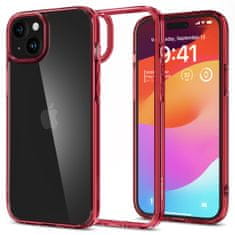 Spigen Ultra hibridno ohišje za iPhone 15 Plus rdeče