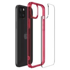 Spigen Ultra hibridno ohišje za iPhone 15 Plus rdeče