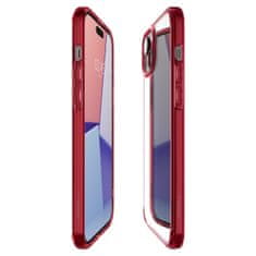 Spigen Ultra hibridno ohišje za iPhone 15 Plus rdeče