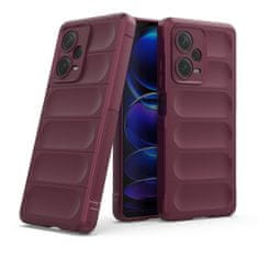 Noah Prilagodljiv ovitek za Xiaomi Redmi Note 12 Pro+ Magic Shield Case burgundska