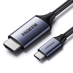 shumee Adapterski kabel USB-C - HDMI 2.1 8K 60Hz 1,5 m siv