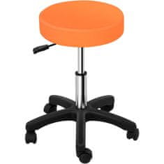 NEW Physa AVERSA vrtljivi kozmetični stolček na kolesih - oranžna