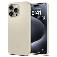 Spigen Zaščitni etui za iPhone 15 Pro Thin Fit beige