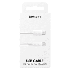 Samsung Samsung USB-C kabel 480Mbps 5A 1m bele barve