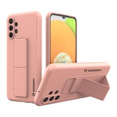 WOZINSKY Silikonsko ohišje s stojalom Samsung Galaxy A13 5G Kickstand Case pink