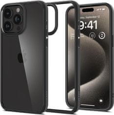 Spigen Ultra hibridno ohišje za iPhone 15 Pro mat črno