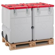 NEW MOBIL BOX 170L zabojnik za nevarne odpadke - rdeč