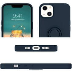 Nemo IPHONE 13 Silikonski obroč Magnetni etui mornarsko modra