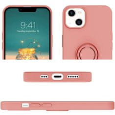 Nemo IPHONE 13 Silikonski obroč Magnetno ohišje roza