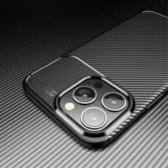 Nemo Ohišje za IPHONE 13 PRO Oklepni udarno odporen Carbon Fiber blue