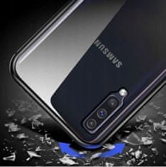 Nemo SAMSUNG GALAXY S10 3v1 Dvojno magnetno 360 aluminijasto in stekleno ohišje črno