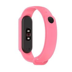 Nemo Trak za XIAOMI MI BAND 6 / 6 NFC / 5 Silikonski trak roza