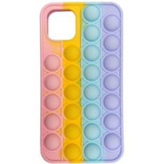 Nemo IPHONE 11 PRO MAX Bubble Flexible Push Bubble Case roza, rumena, modra, vijolična