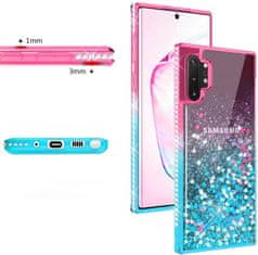 Nemo IPHONE 12 MINI Diamond Liquid Transfer Glitter Pink/Blue Case