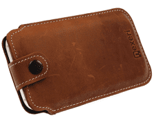 Nexeri IPHONE 13 / 13 PRO / 12 / 12 PRO Ohišje Nexeri Leather Pocket XL brown